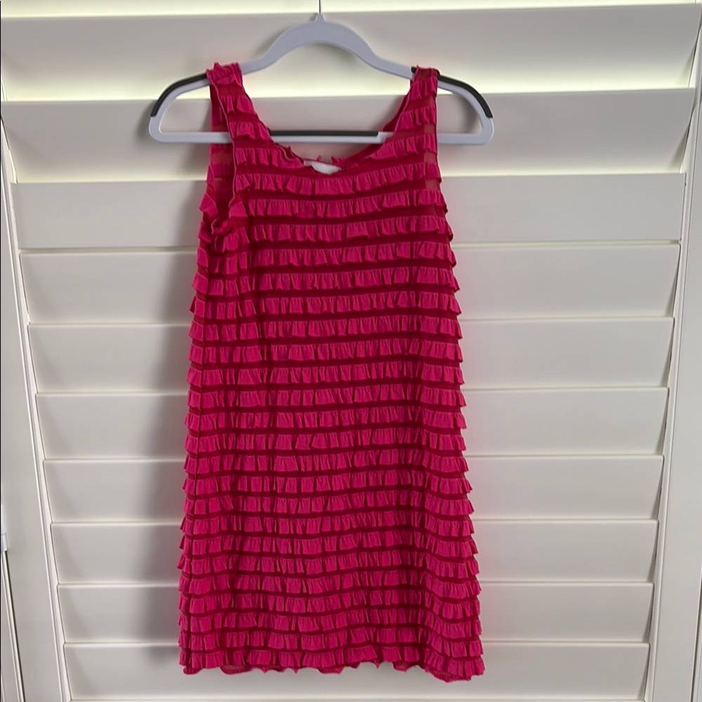 Pink Ruffled Kids Dress